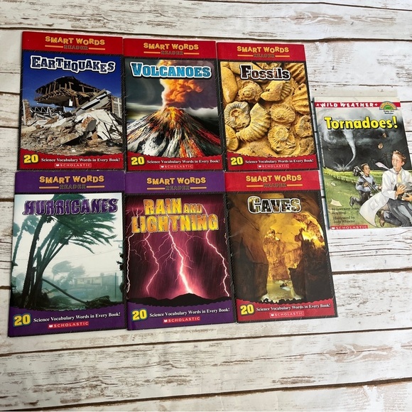 Set of Educational Science Books Smart Words Readers Kids children’s beggining r - Picture 2 of 11